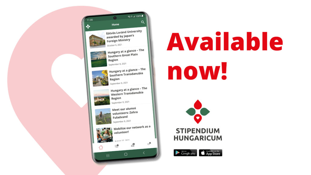 The mobile application for the Stipendium Hungaricum Scholarship Programme is now available!